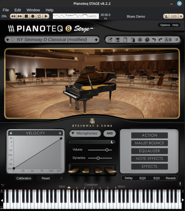 Pianoteq STAGE on Linux Mint